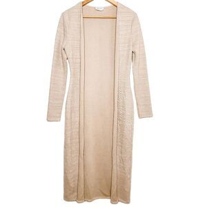 Lovers + Friends Cream Long Cardigan